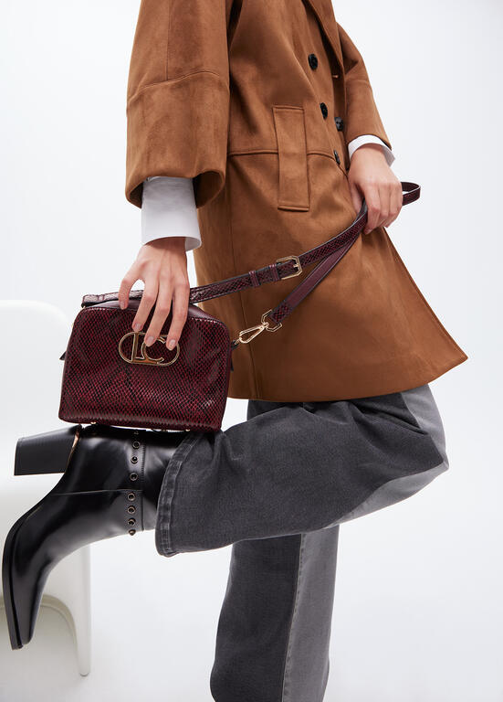 Bandolera Efecto Piel De Serpiente Lola Casademunt By Maite