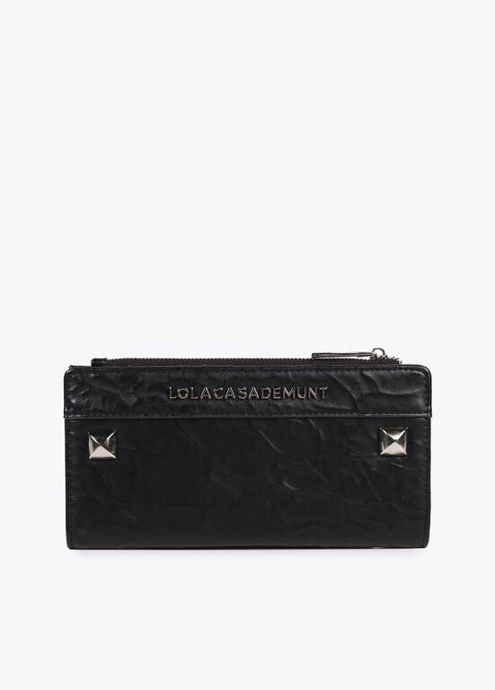 Billetero Efecto Arrugado Con Tachas Lola Casademunt By Maite