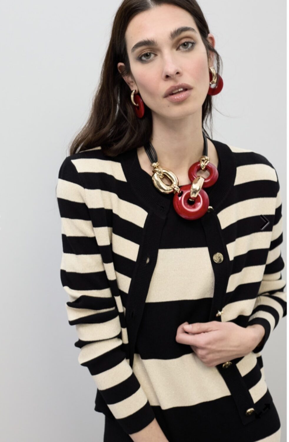 Cardigan Rayas Bicolor Lola Casademunt By Lola - Imagen 3