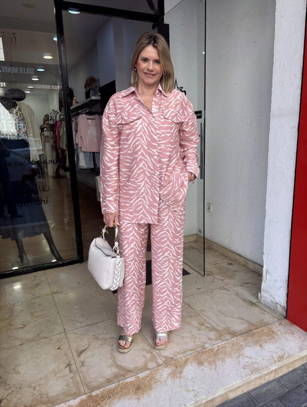 Conjunto Zebra Rose Amichi