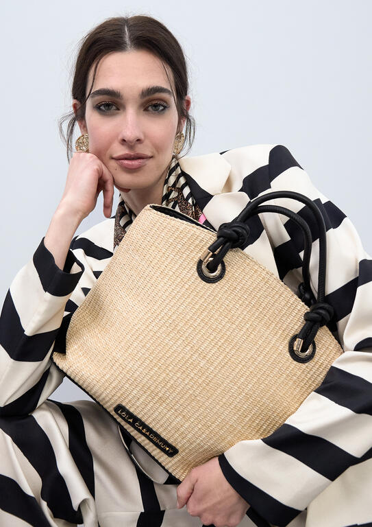 Bolso De Rafia Lola Casademunt By Maite