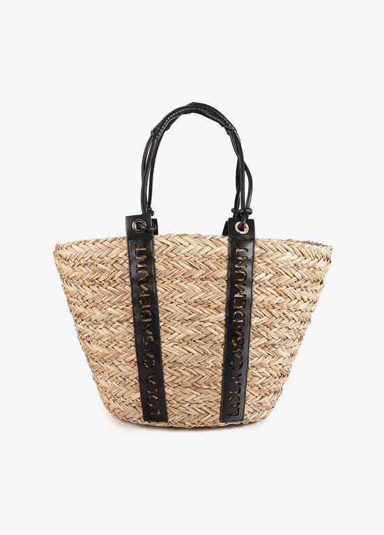 Capazo Asa Logo Troquelado Lola Casademunt By Maite