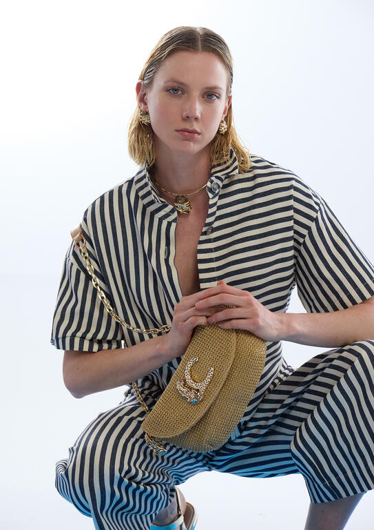 Bolso Efecto Rafia Lola Casademunt By Maite