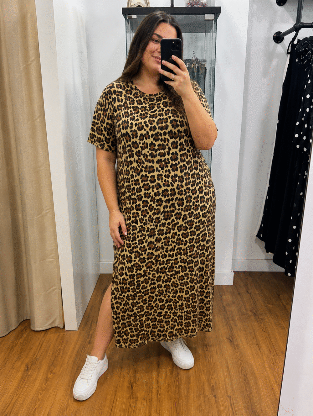 Vestido Básico Animal Print