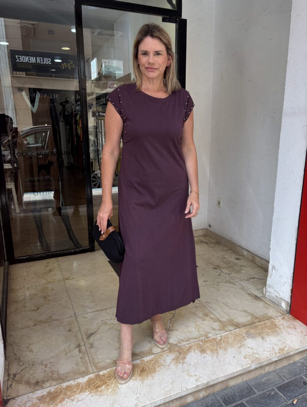 Alternative view of Vestido Atenea Tachuelas
