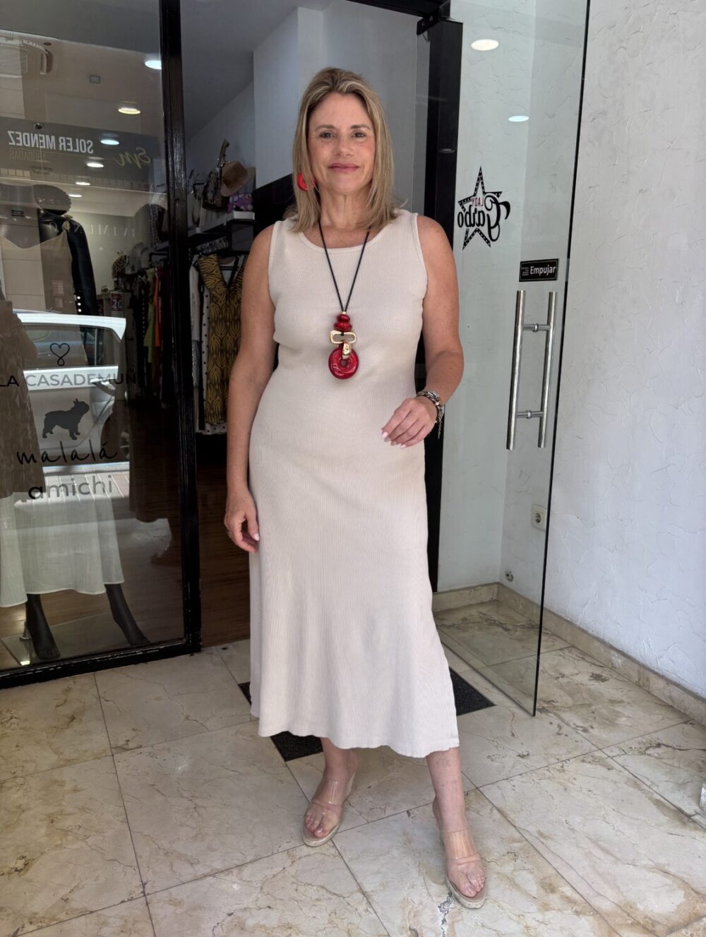 Vestido Canalé Básico