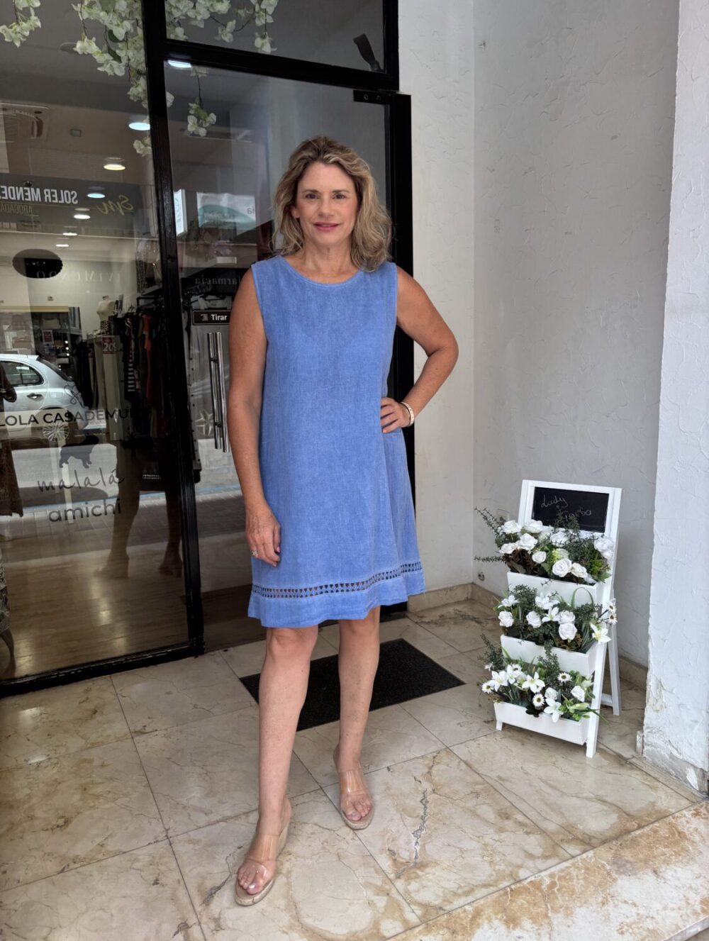 Vestido Aura Lino/Algodón