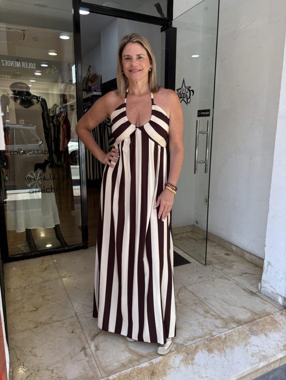 Vestido Riviera Rayas