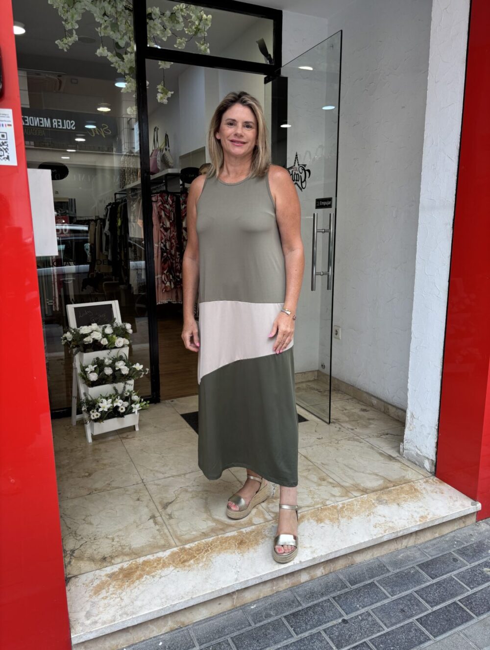 Vestido Tricolor Básico